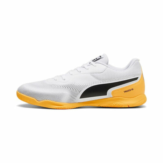 Взрослые кроссовки для футзала Puma Truco II Белый Чёрный Оранжевый Унисекс