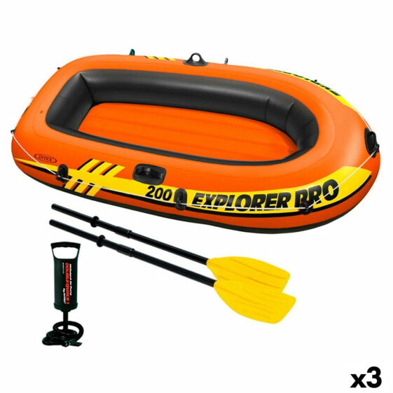 Надувная лодка Intex Explorer Pro 200 3 штук 196 x 33 x 102 cm