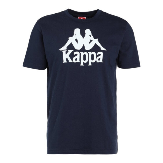 Мужская футболка повседневная синяя с логотипом Kappa Caspar Tshirt