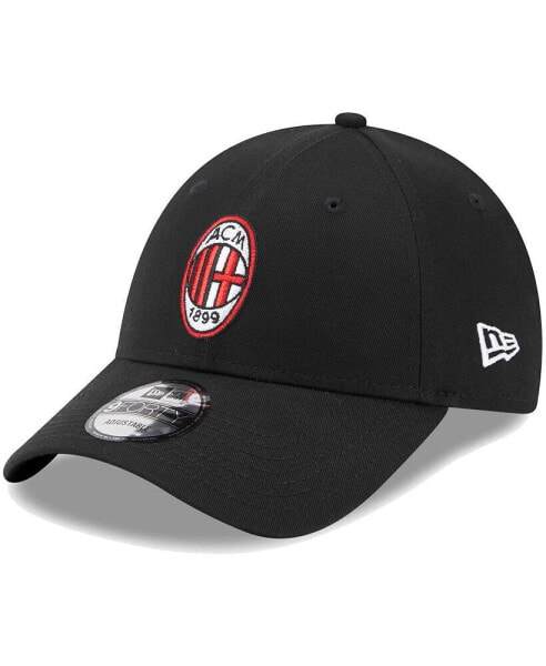 Men's Black AC Milan Core 9FORTY Adjustable Hat