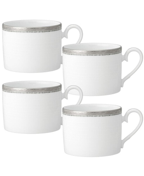 Whiteridge Platinum Set Of 4 Cups, 8-1/2 Oz.