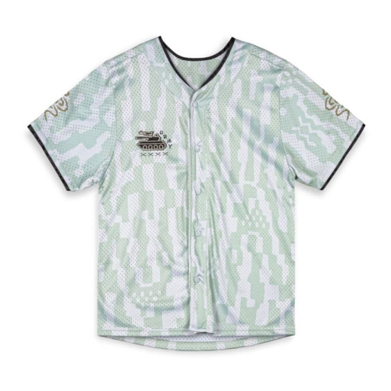 GRIMEY Lucky Dragon Baseball short sleeve v neck T-shirt