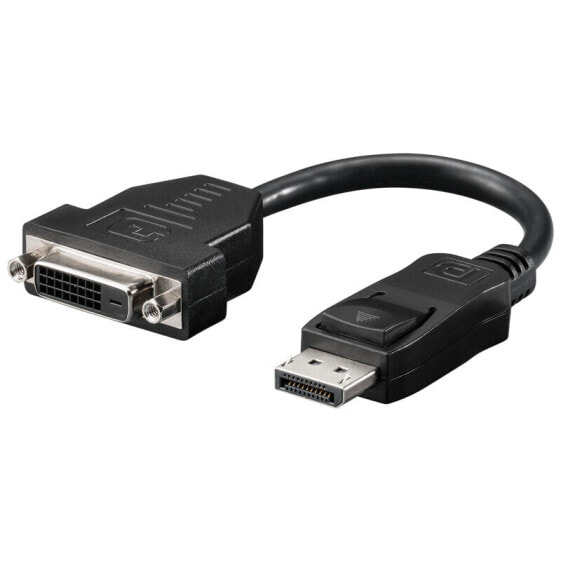 Wentronic DisplayPort - DVI-D M/F - 0.2 m - DisplayPort - DVI-D - Male - Female - Nickel