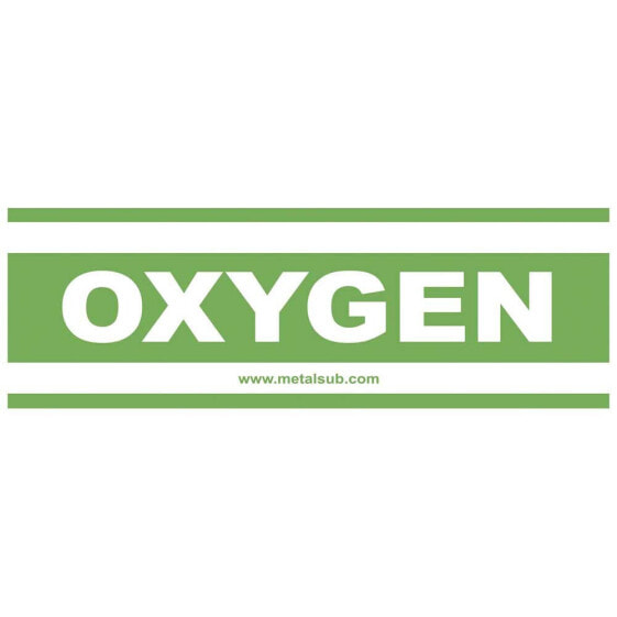 Наклейка на бак кислорода Metalsub Oxygen Tank
