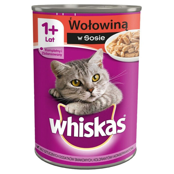Корм для кошек Whiskas Телятина 400 г (влажные)