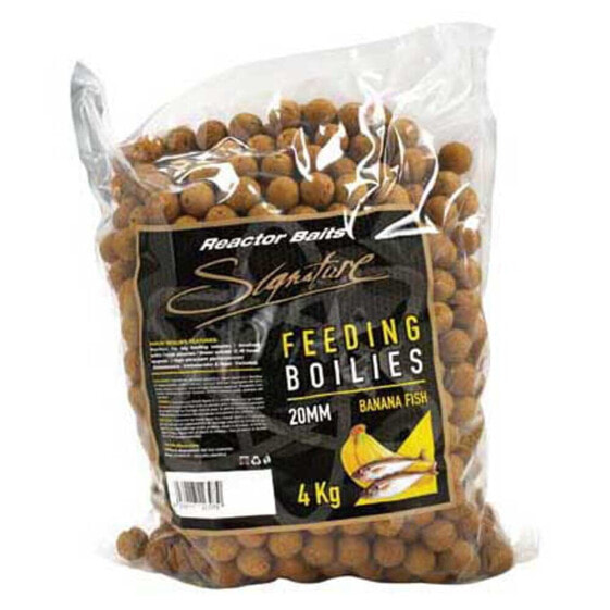 REACTOR BAITS Signature Feed 4kg Banana Boilie