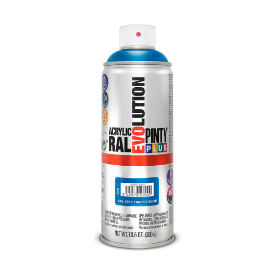 Spray paint Pintyplus Evolution RAL 5017 400 ml Traffic Blue