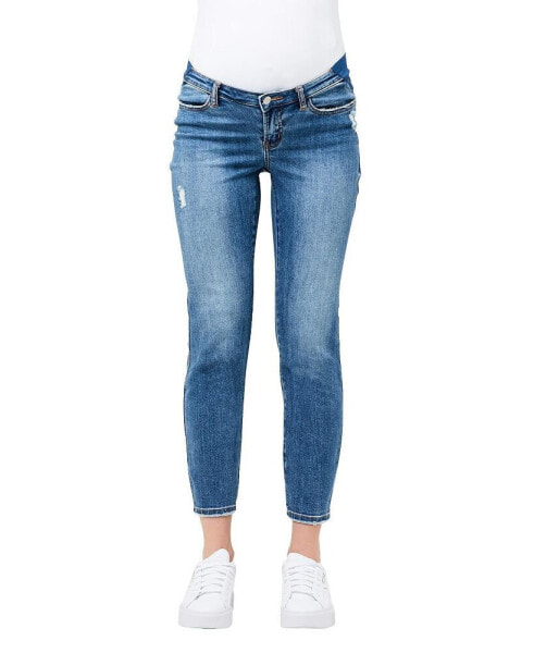 Maternity Dylan Distressed Jean Blue