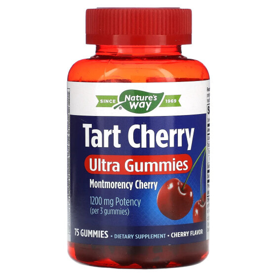Tart Cherry, Ultra Gummies, Cherry, 1,200 mg, 75 Gummies (400 mg per Gummy)