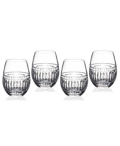 Addison Stemless Wine Glasses, Set of 4