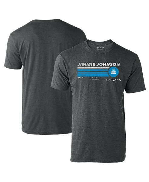 Men's Heather Charcoal Jimmie Johnson Hot Lap T-shirt