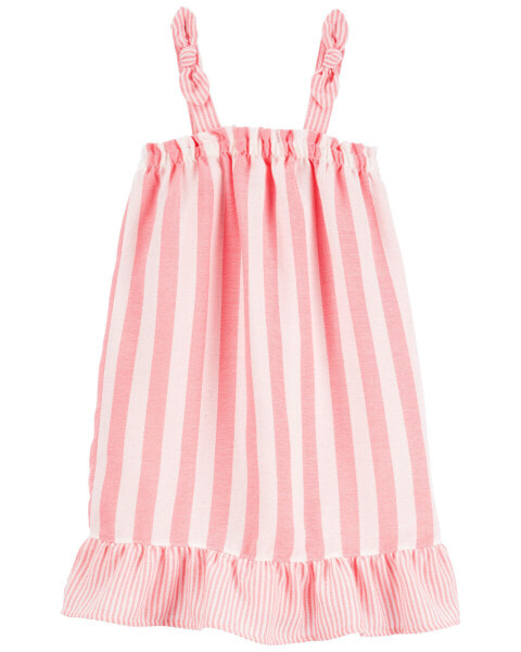 Striped Woven Nightgown 2-3