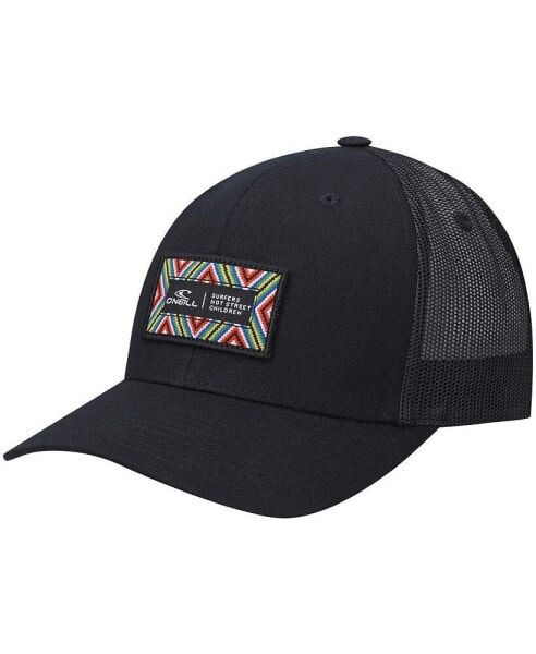 Бейсболка O'Neill мужская черная Box Trucker Snapback Hat