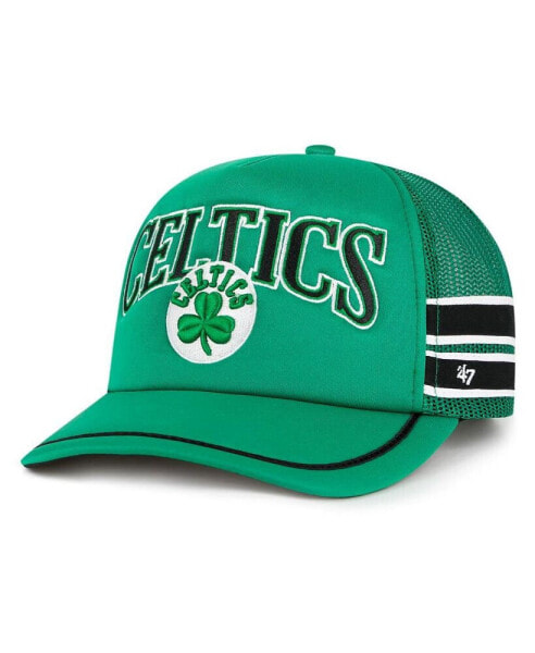 47 Men's Kelly Green Boston Celtics SideStripes Trucker Adjustable Hat