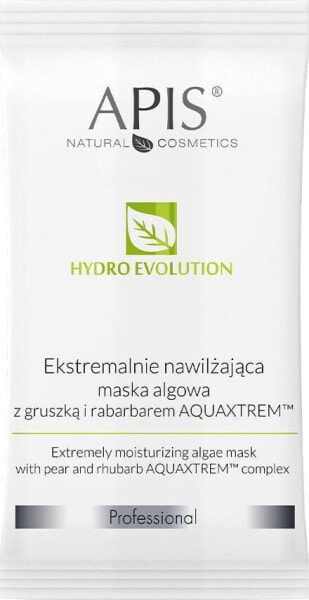 Apis APIS_Hydro Evolution Moisturizing Algae Mask ekstremalnie nawilżająca maska algowa z gruszką i rabarbarem 20g