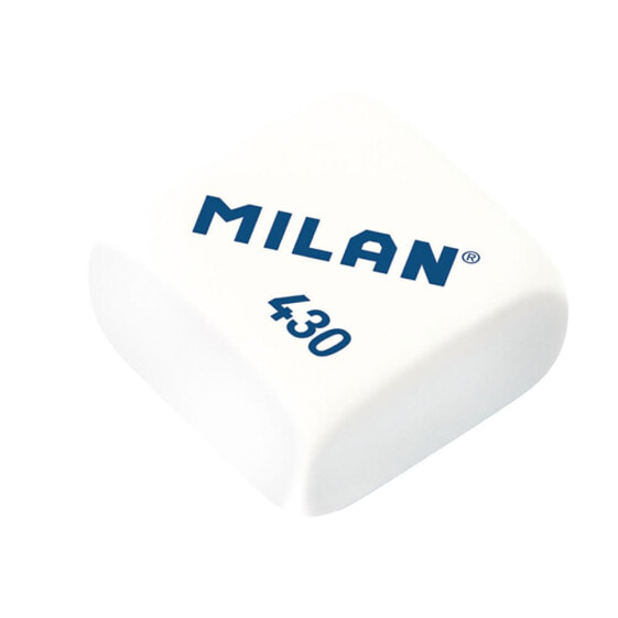 MILAN Box 30 Soft Synthetic Rubber Erasers 430. Squared