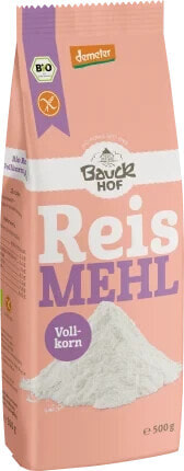 Reismehl Vollkorn, glutenfrei, 500 g