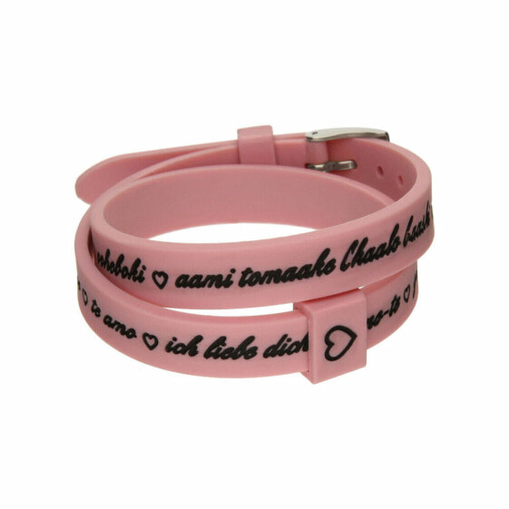 Женские браслеты il mezzometro I LOVE YOU SILVER - BRACCIALE IN SILICONE/SILICONE BRACELET