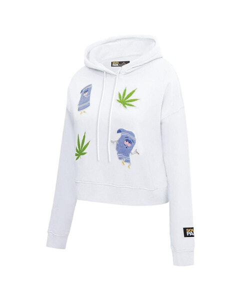 Women's South Park Towlie Don't Forget to Bring a Towel Cropped Pullover Hoodie