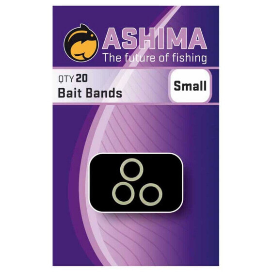 Принадлежности для рыбалки ASHIMA FISHING Резинки для приманок Коричневые