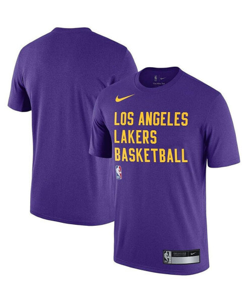 Men's Purple Los Angeles Lakers 2023/24 Sideline Legend Performance Practice T-shirt