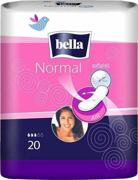 Bella Podpaski Bella Normal Krótkie 20szt Bez Skrzydełek