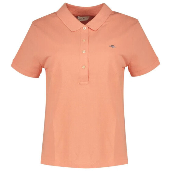 GANT Slim Sheild Cap Pique short sleeve polo