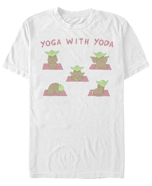 Men's Yoga with Yoda Short Sleeve Crew T-shirt
