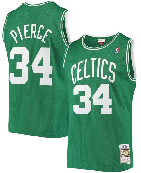 Men's Paul Pierce Kelly Green Boston Celtics Hardwood Classics Swingman Jersey