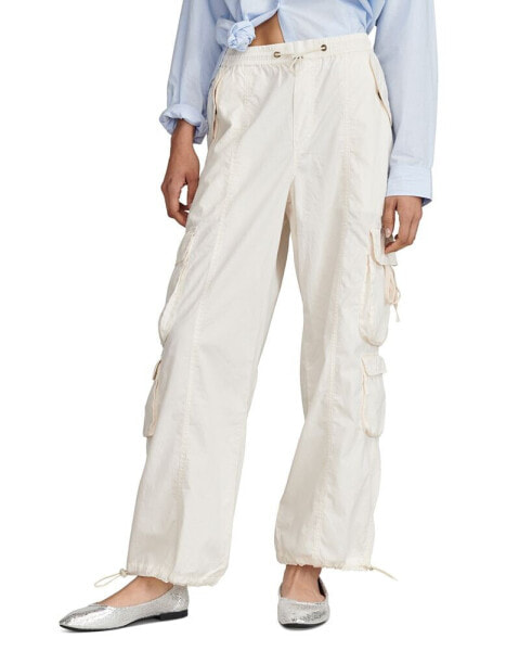 Women's Exaggerated Cargo Flight Drawcord-Waist Pants