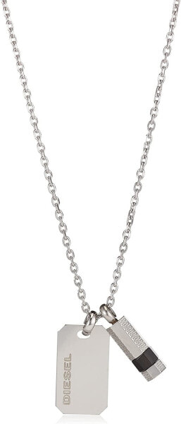 Diesel DX1156040 Men's Necklace with Pendant and Pendant Stainless Steel
