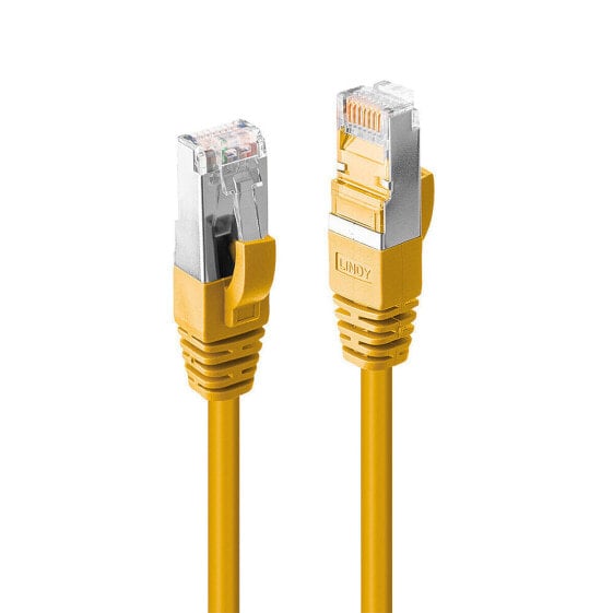 Твердый кабель RJ45 кат. 6 FTP LINDY 45986 Жёлтый 10 m 1 штук