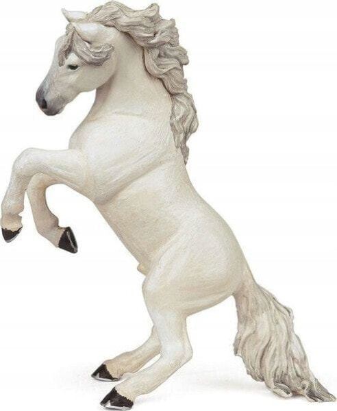 Фигурка Papo Stallion White Standing Rearing Figurine (Фигурка Жеребец, стоящий на дыбы, белый)