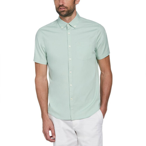 ORIGINAL PENGUIN Stretch Poplin short sleeve shirt