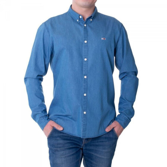 Tommy Jeans Tjm Cotton Denim Shirt Indigo M DM0DM06562-447