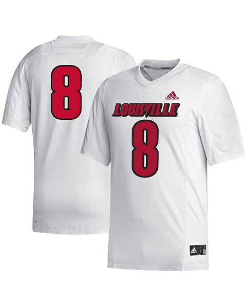 Men's #8 White Louisville Cardinals Alumni Replica Jersey