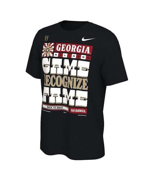 Men's Black Georgia Bulldogs College Football Playoff 2022 National Champions Locker Room T-shirt