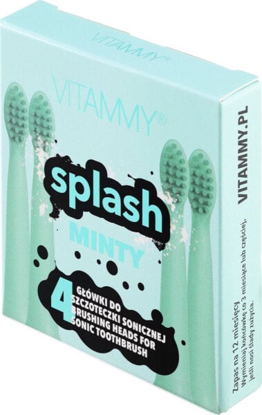 Końcówka Vitammy do szczoteczki sonicznej Splash 4szt.