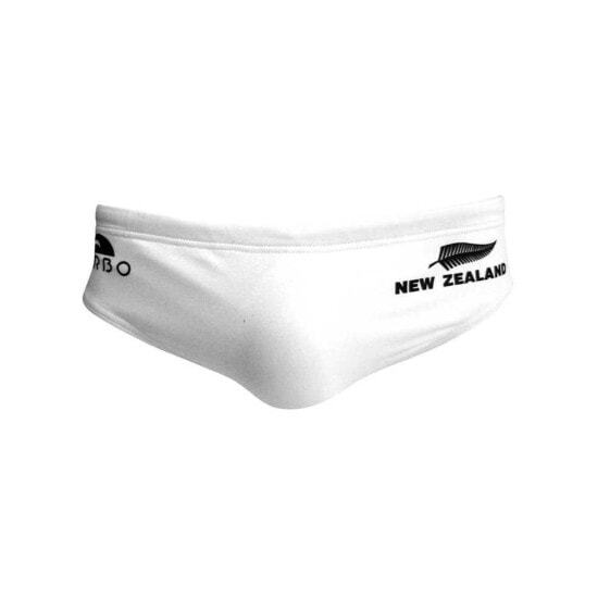 TURBO All White Swimming Brief