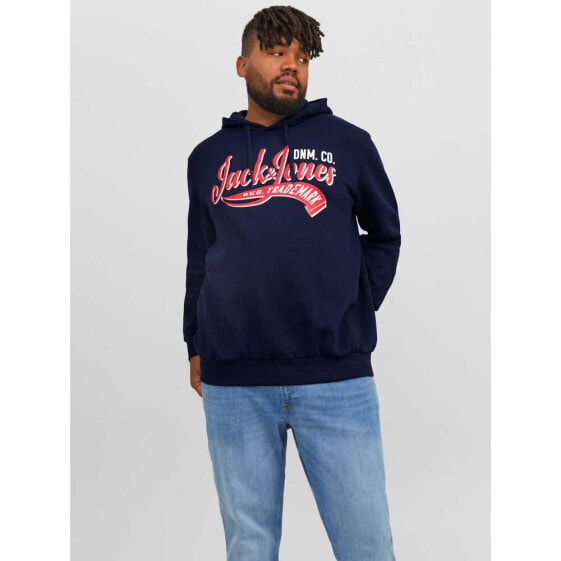 JACK & JONES Logo 2 Col Plus Size hoodie