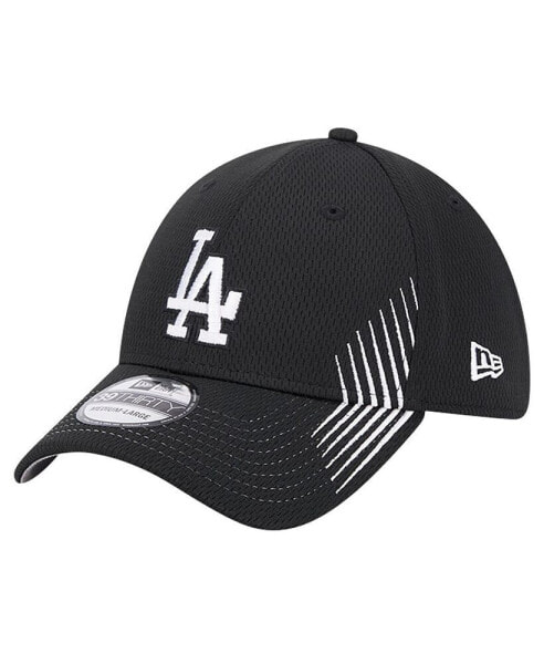 Men's Black Los Angeles Dodgers Active Dash Mark 39THIRTY Flex Hat