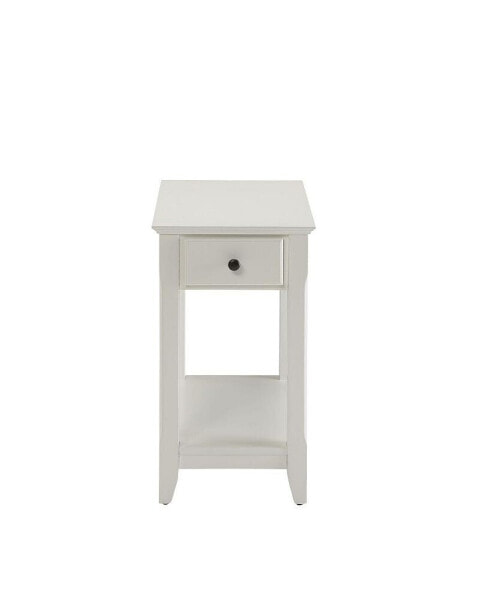 Bertie Side Table In White