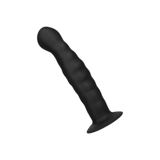 Gerillter Analdildo aus Silikon, 14,5 cm