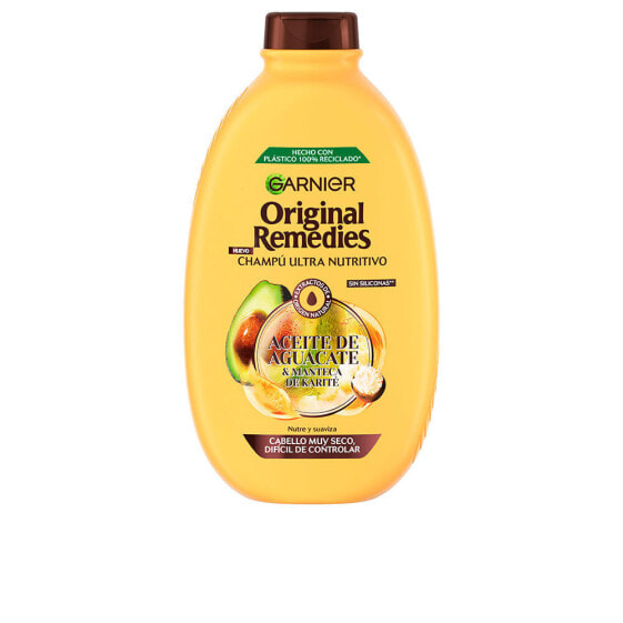 Garnier Original Remedies Avocado Oil and Shea Butter Shampoo Питательный шампунь с маслами авокадо и ши для очень сухих волос 600 мл