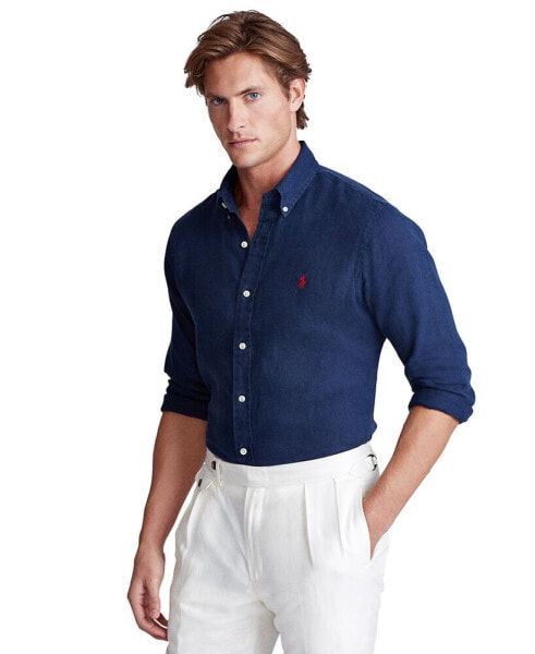 Men's Big & Tall Classic-Fit Linen Shirt