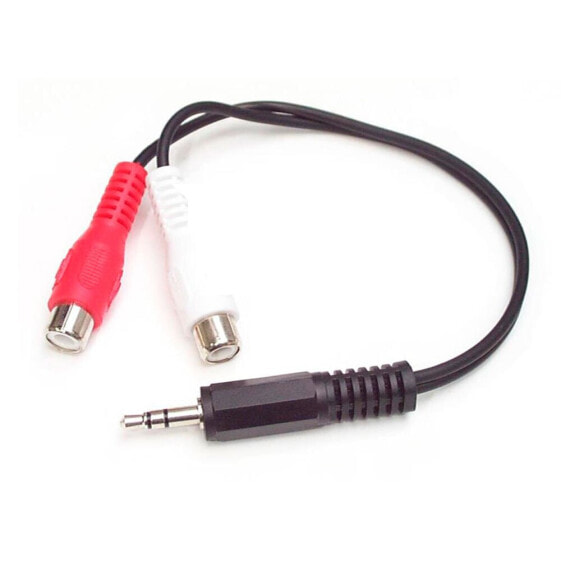 STARTECH Stereo Audio to 2x RCA cable 15 cm 3.5 mm