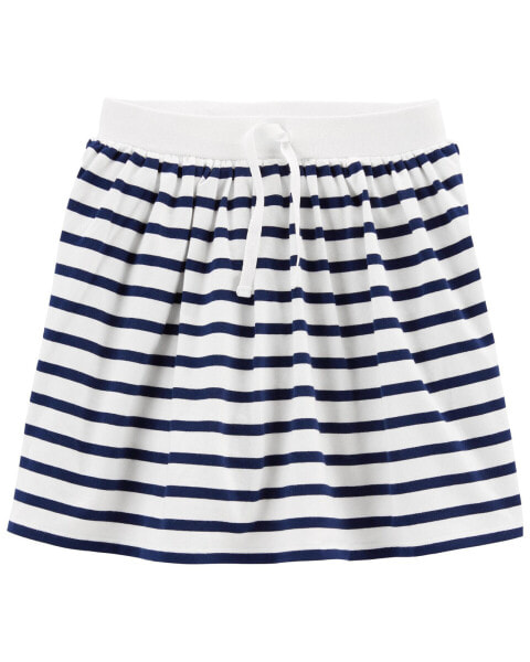 Kid Striped Jersey Skort 7