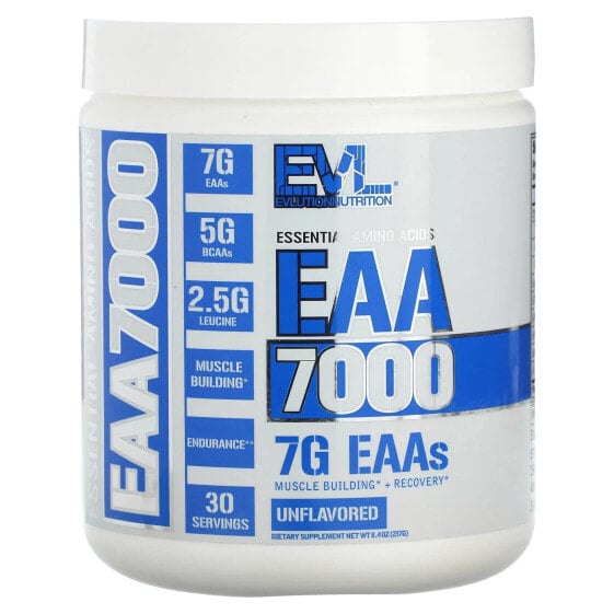 Аминокислоты Evlution Nutrition EAA 7000, без вкуса, 237 г