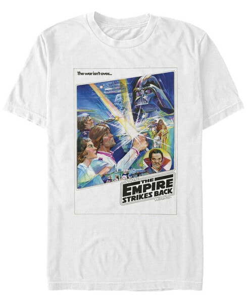 Men's Star Wars Empire Strikes Back War Isn't Over Poster Short Sleeve T-Shirt