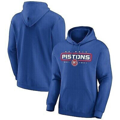 NBA Detroit Pistons Men's Fadeaway Jumper Hooded Sweatshirt - S
